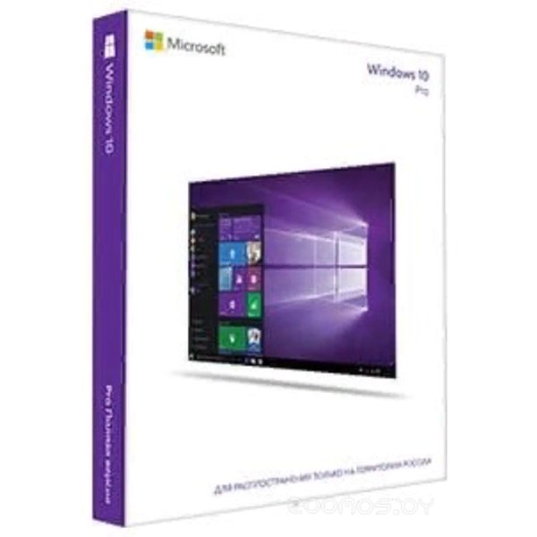 Операционная система Microsoft Windows 10 Pro 32-bit/64-bit Russian Not to Russia USB RS