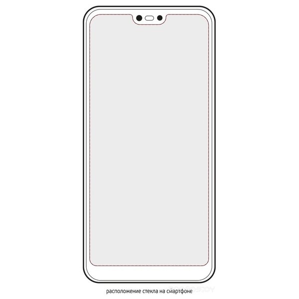 Защитное стекло Deppa Hybrid для Huawei P20 Lite 62434
