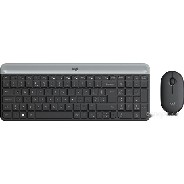 Клавиатура + мышь Logitech MK470 Slim Wireless Combo