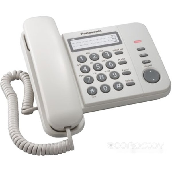 Проводной телефон Panasonic KX-TS2352RUW (белый)