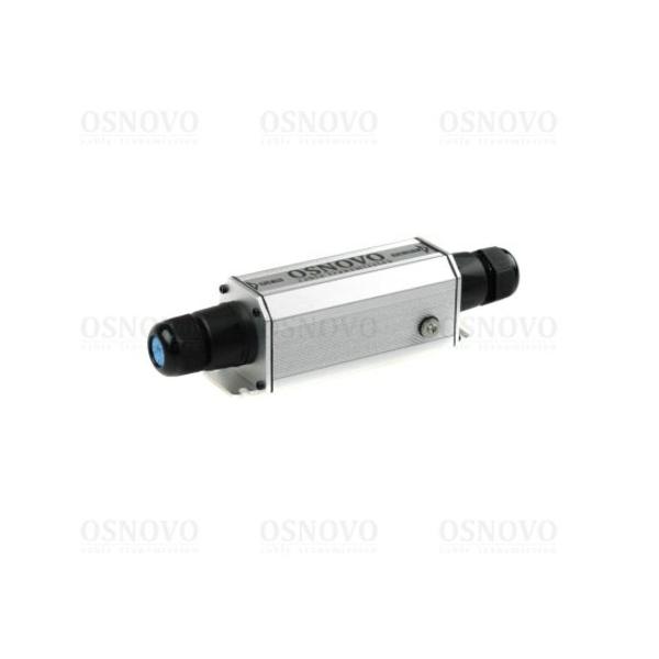 Уличный E-PoE удлинитель OSNOVO E-PoE/2W 10M/100M Fast Ethernet до 500м (до 22W) со встроенной грозозащитой 6kV