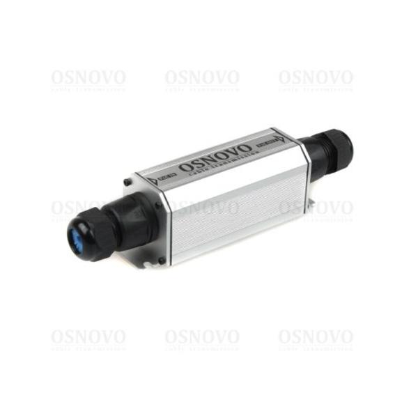 Уличный E-PoE удлинитель OSNOVO E-PoE/1GW 10M/100M/1000M Gigabit Ethernet до 500м (до 22W)