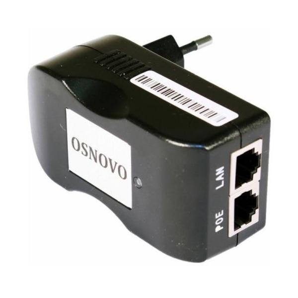 PoE-инжектор OSNOVO Midspan-1/151, установка в розетку 220 В