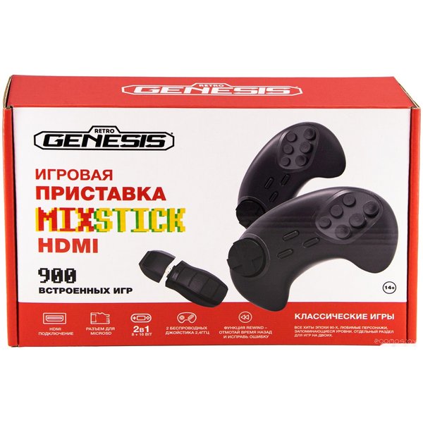 Игровая приставка Retro Genesis MixStick HD (900 игр)
