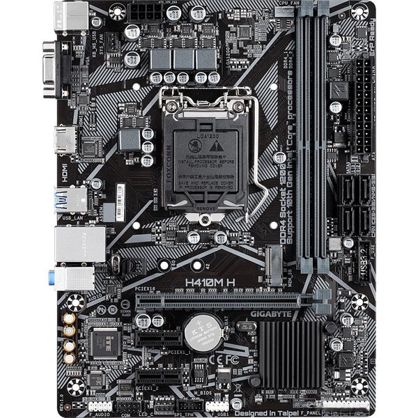 Материнская плата Gigabyte H410M H (rev. 1.0)