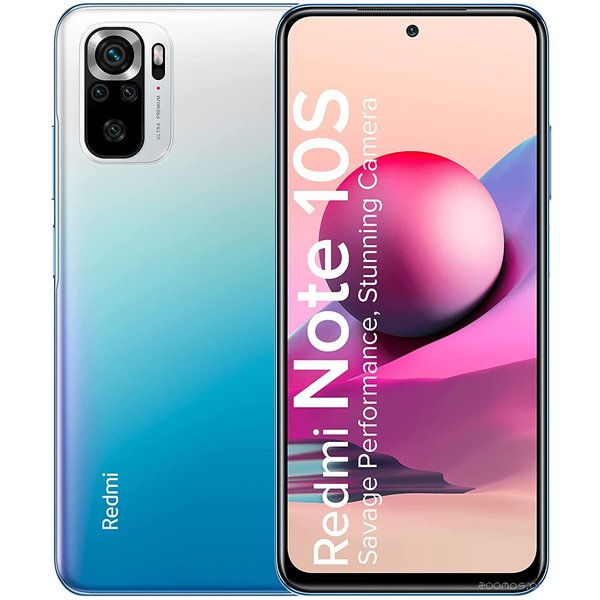 Смартфон Xiaomi Redmi Note 10S 6GB/128GB без NFC (Ocean Blue)