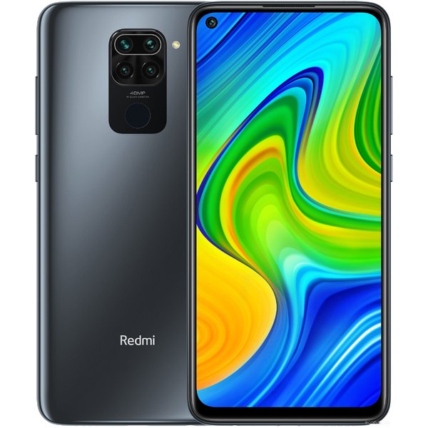 Смартфон Xiaomi Redmi Note 9 4GB/128GB международная версия без NFC (черный)