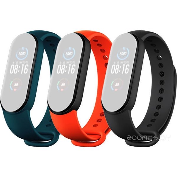 Сменный ремешок Xiaomi Mi Smart Band 5 Strap (3-Pack)