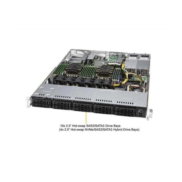 Серверная платформа Supermicro SSG-1129P-ACR10N4L