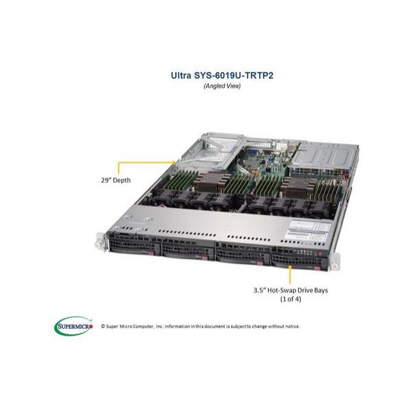 Серверная платформа Supermicro SYS-6019U-TRTP2