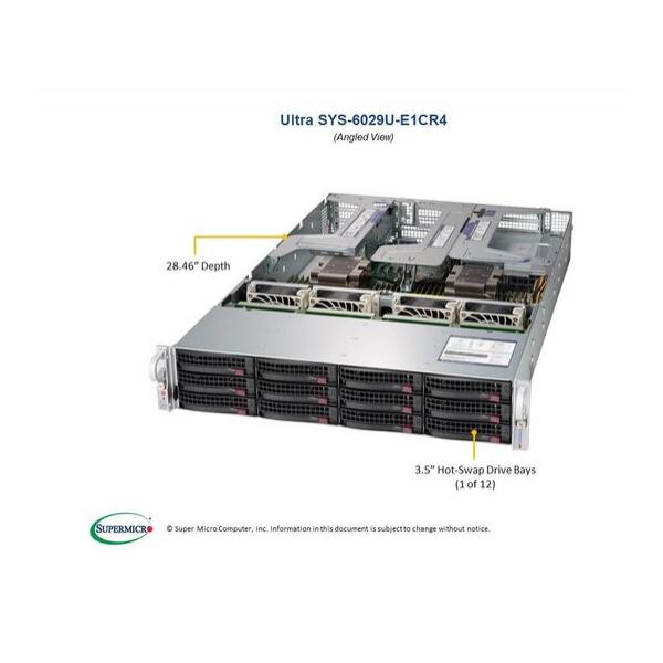 Серверная платформа Supermicro SYS-6029U-E1CR4