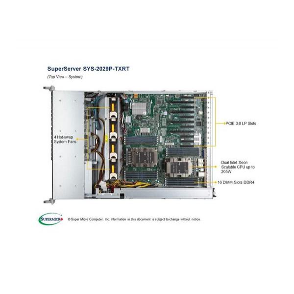 Серверная платформа Supermicro SYS-2029P-TXRT