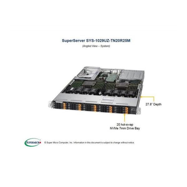 Серверная платформа Supermicro SYS-1029UZ-TN20R25M