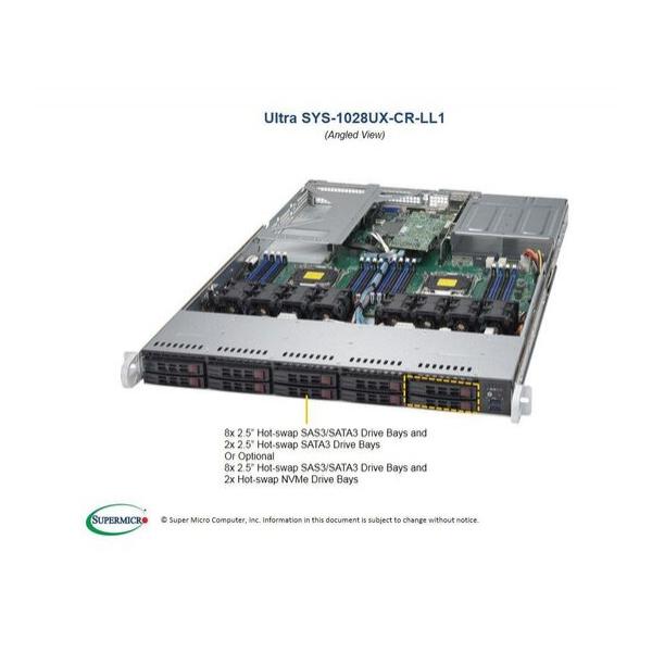 Серверная платформа Supermicro SYS-1028UX-CR-LL1