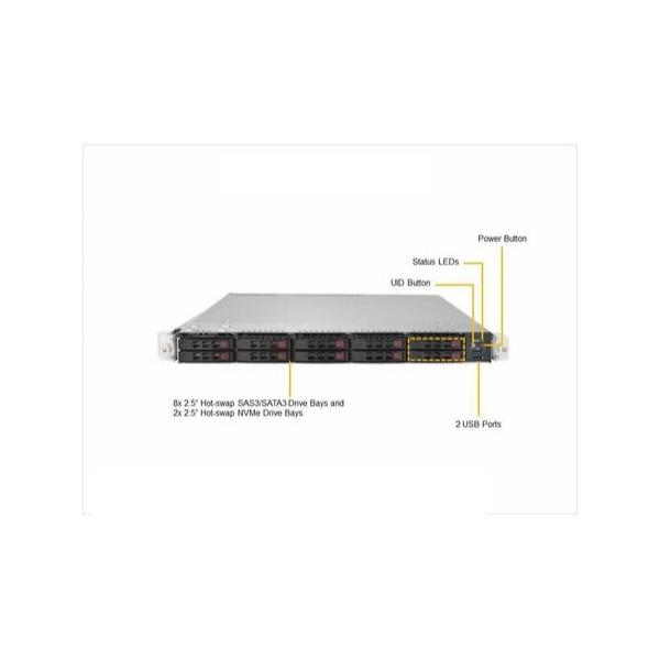 Серверная платформа Supermicro SYS-1029UX-LL2-C16