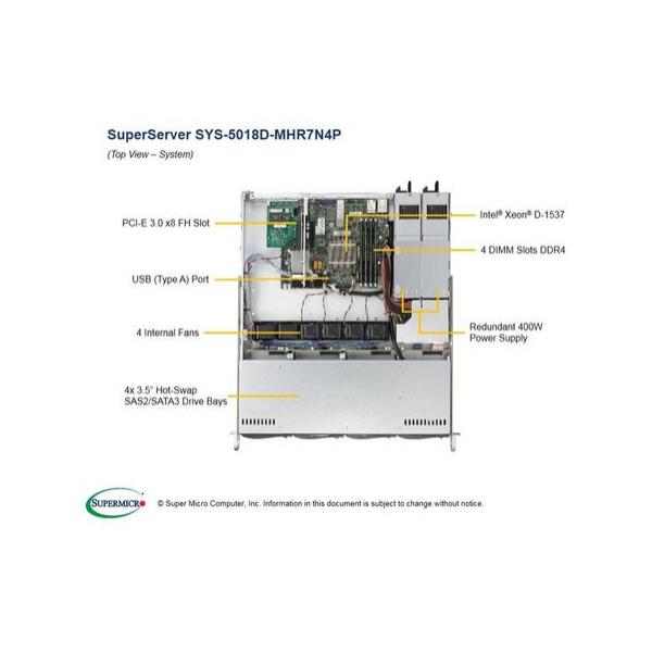 Серверная платформа Supermicro SYS-5018D-MHR7N4P