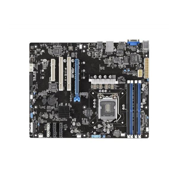 Материнская плата Asus ATX, Intel C242, 1xLGA1151v2, 4хDIMM DDR4, 2x1GbE, 2xM.2, VGA, 6xSATA RAID, 6xUSB, P11C-X