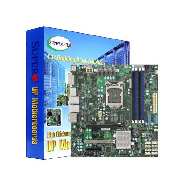 Материнская плата Supermicro X11SAE-M mATX LGA 1151, Retail, MBD-X11SAE-M-O