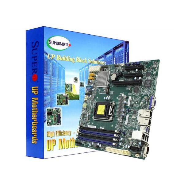 Материнская плата Supermicro X11SSH-F mATX LGA 1151, Retail, MBD-X11SSH-F-O