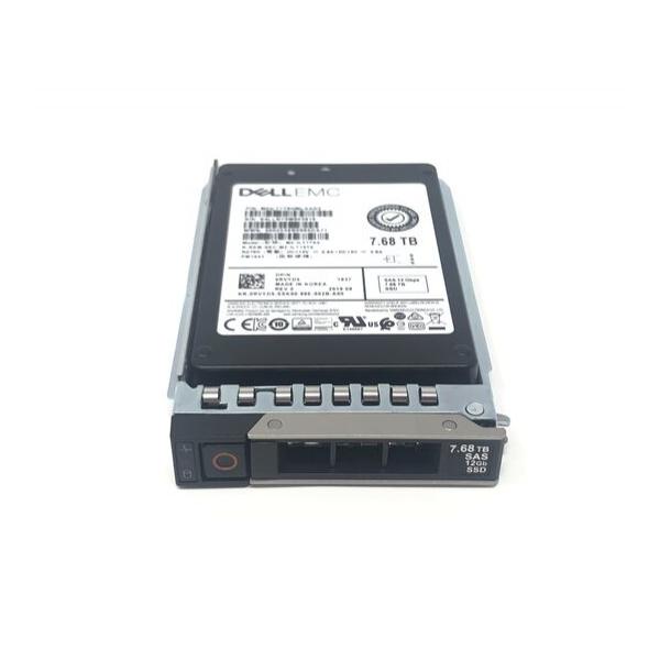 SSD диск для сервера Dell PowerEdge Read Intensive 7.68ТБ 2.5" SAS 12Gb/s TLC RVYD5