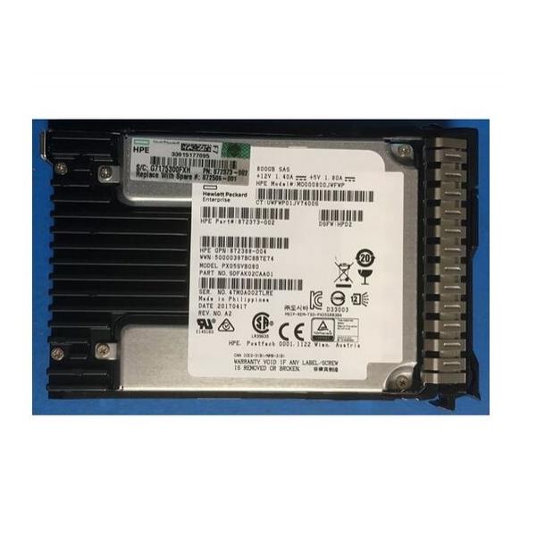 SSD диск для сервера HPE ProLiant Mixed Use 800ГБ 2.5" SAS 12Gb/s 872376-B21