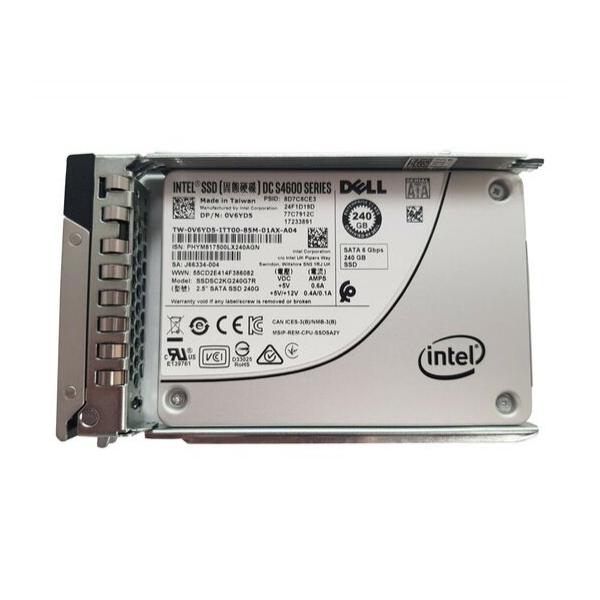 SSD диск для сервера Dell PowerEdge Mixed Use 240ГБ 2.5" SATA 6Gb/s TLC V6YD5