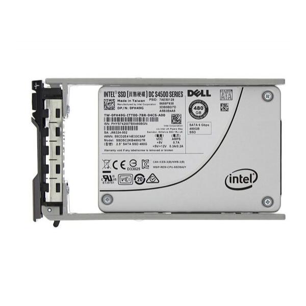 SSD диск для сервера Dell PowerEdge Read Intensive 480ГБ 2.5" SATA 6Gb/s TLC FH49G