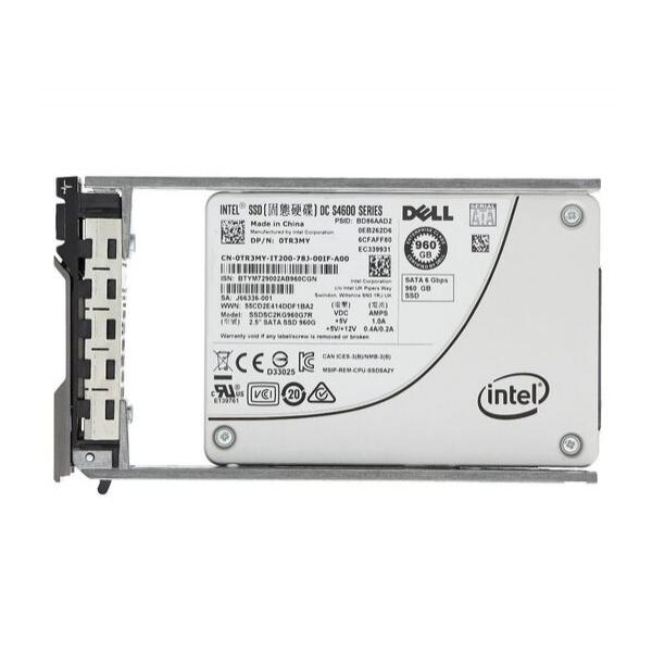 SSD диск для сервера Dell PowerEdge Mixed Use 960ГБ 2.5" SATA 6Gb/s TLC 0TR3MY