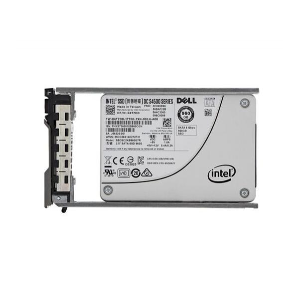 SSD диск для сервера Dell PowerEdge Read Intensive 960ГБ 2.5" SATA 6Gb/s TLC 4T7DD