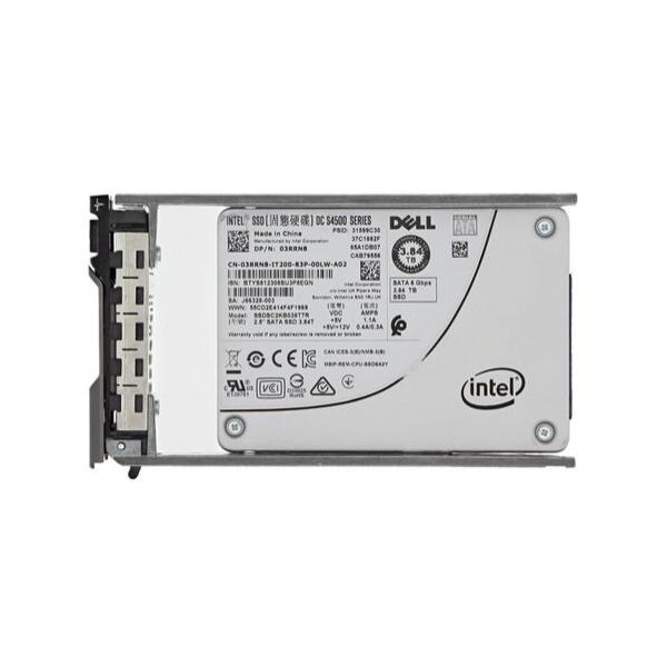 SSD диск для сервера Dell PowerEdge Read Intensive 3.84ТБ 2.5" SATA 6Gb/s TLC 3RRN8