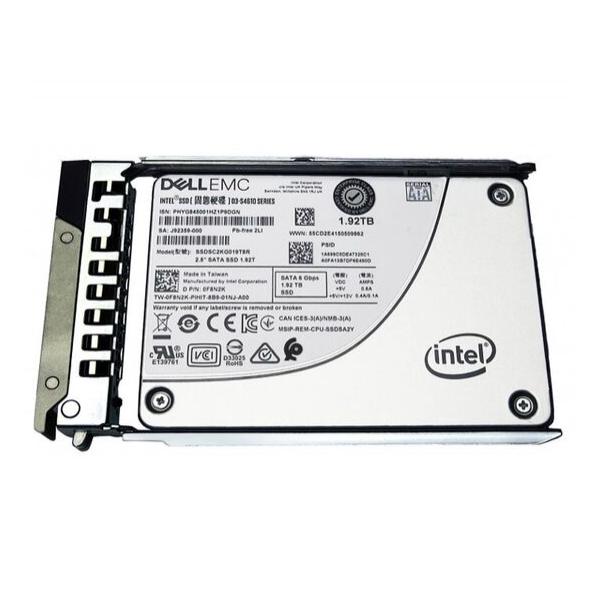 SSD диск для сервера Dell PowerEdge Mixed Use 1.92ТБ 2.5" SATA 6Gb/s TLC F8N2K