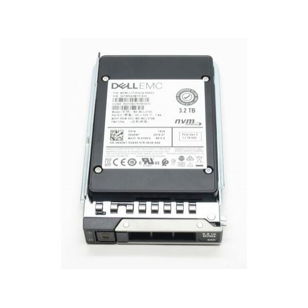 SSD диск для сервера Dell PowerEdge Enterprise 3.2ТБ 2.5" U.2 NVMe PCIe 3.0 x4 TLC K60N7