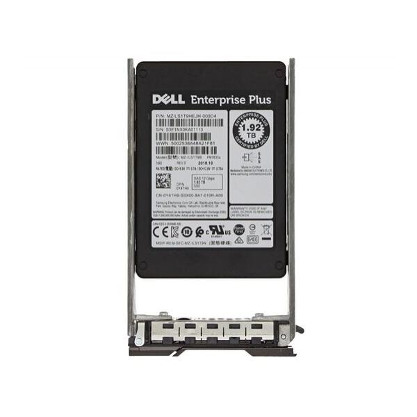 SSD диск для сервера Dell PowerEdge Read Intensive 1.92ТБ 2.5" SAS 12Gb/s Y4TH9