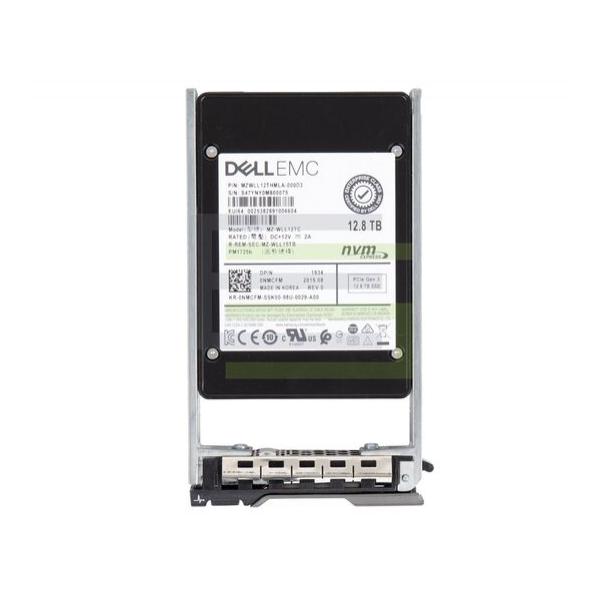 SSD диск для сервера Dell PowerEdge Enterprise 12.8ТБ 2.5" U.2 NVMe PCIe 3.1 x4 TLC NMCFM