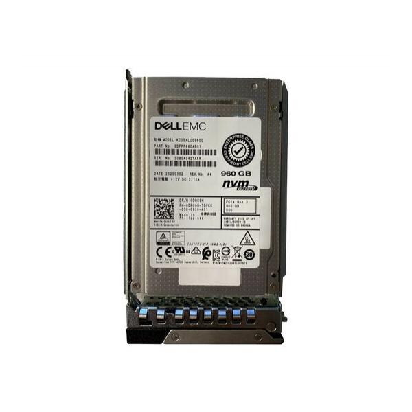 SSD диск для сервера Dell PowerEdge Read Intensive 960ГБ 2.5" U.2 NVMe PCIe 3.0 x4 TLC DRC9H