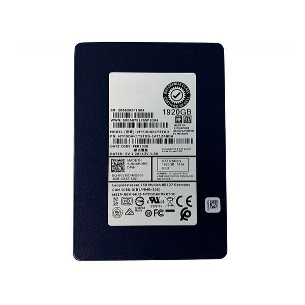 SSD диск для сервера Micron 5200 PRO 1.92ТБ 2.5" SATA 6Gb/s TLC MTFDDAK1T9TDD