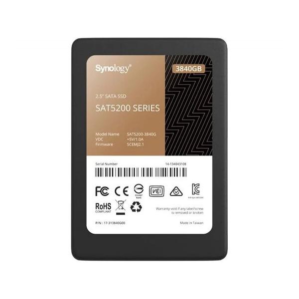 SSD диск для сервера Synology SAT5200 3.84ТБ 2.5" SATA 6Gb/s SAT5200-3840G