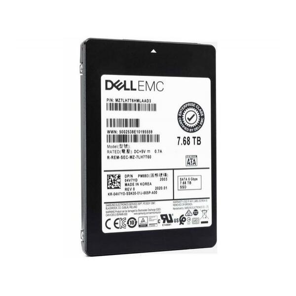 SSD диск для сервера Samsung PM883 7.68ТБ 2.5" SATA 6Gb/s TLC MZ7LH7T6HMLAAD3