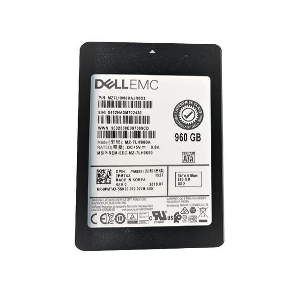 SSD диск для сервера Samsung PM883 960ГБ 2.5" SATA 6Gb/s TLC MZ7LH960HAJR0D3