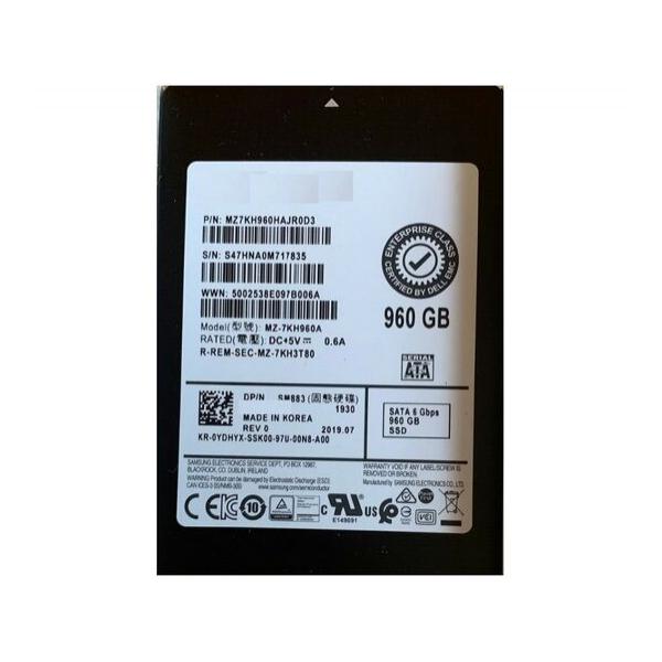 SSD диск для сервера Samsung SM883 960ГБ 2.5" SATA 6Gb/s MLC MZ7KH960HAJR0D3