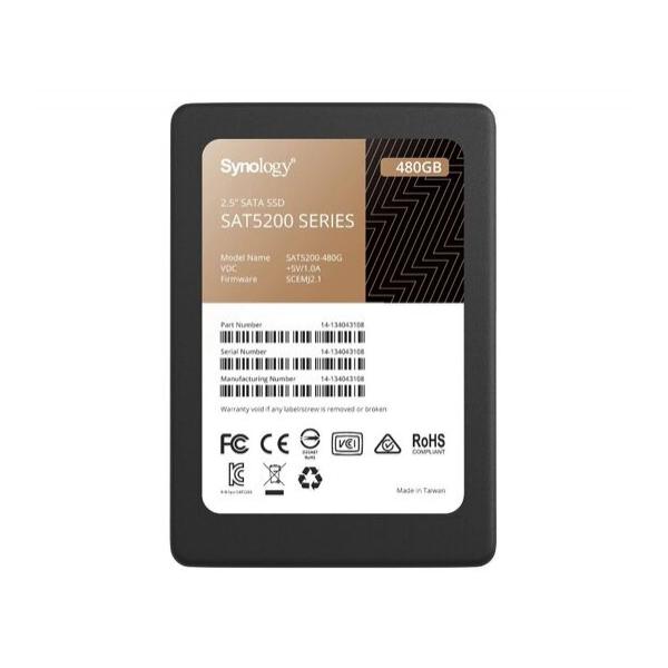 SSD диск для сервера Synology SAT5200 480ГБ 2.5" SATA 6Gb/s SAT5200-480G