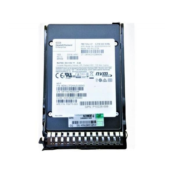 SSD диск для сервера Samsung PM1725b 3.2ТБ 2.5" U.2 NVMe PCIe 3.0 x4 TLC MZWLL3T2HAJQ-000H3