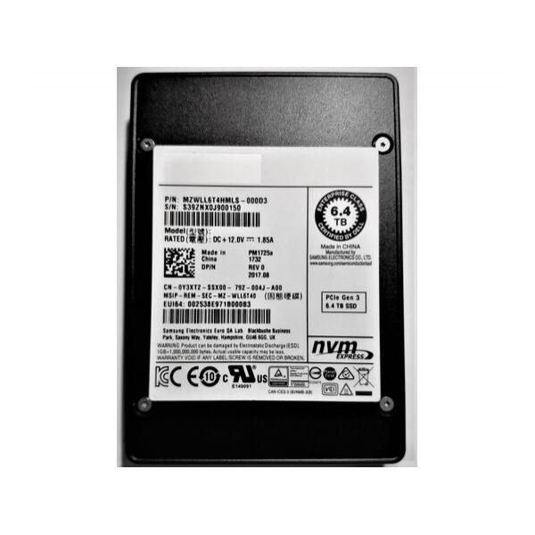 SSD диск для сервера Samsung PM1725a 6.4ТБ 2.5" U.2 NVMe PCIe 3.0 x4 TLC MZWLL6T4HMLS-000D3