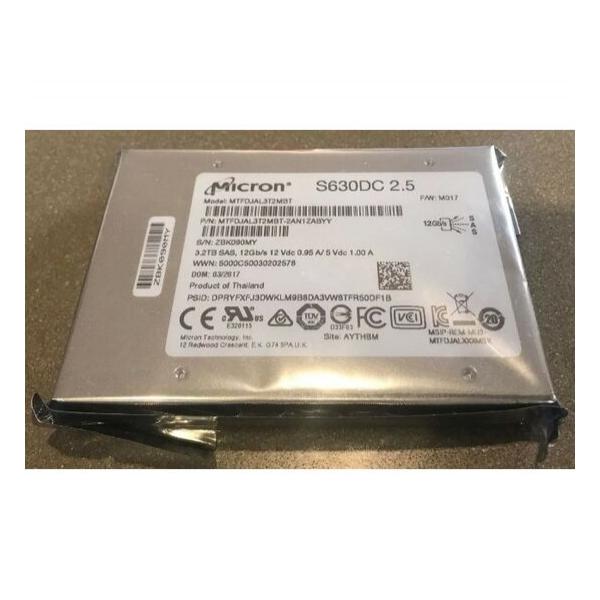 SSD диск для сервера Micron S630DC 3.2ТБ 2.5" SAS 12Gb/s MLC MTFDJAL3T2MBT-2AN1ZA