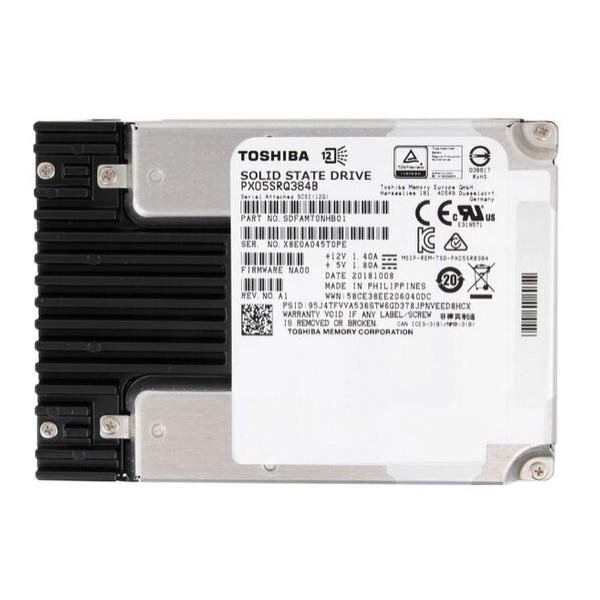 SSD диск для сервера Toshiba PX05SR 3.84ТБ 2.5" SAS 12Gb/s MLC PX05SRQ384B