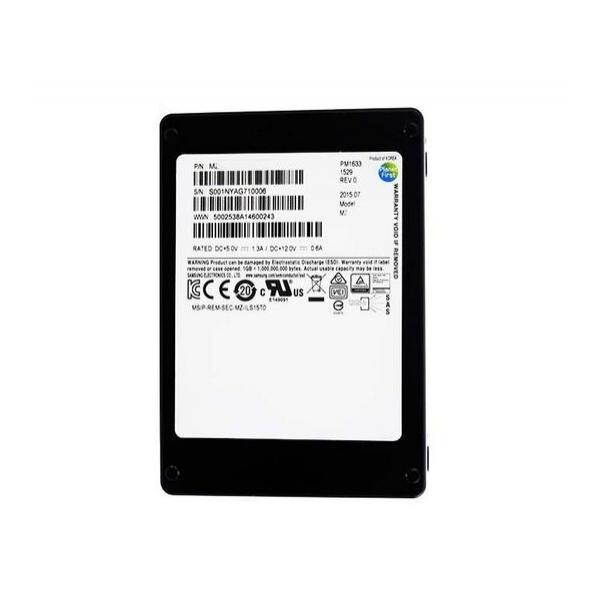 SSD диск для сервера Samsung PM1633a 480ГБ 2.5" SAS 12Gb/s TLC MZILS480HCGR-00003