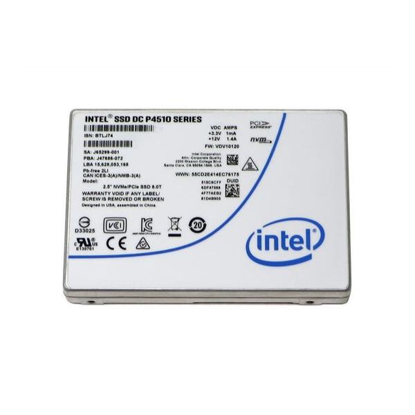 SSD диск для сервера Intel DC P4510 1ТБ 2.5" U.2 NVMe PCIe 3.1 x4 TLC SSDPE2KX010T801