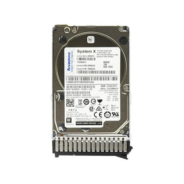 Жесткий диск для сервера IBM 600ГБ SAS 2.5" 10000 об/мин, 12 Gb/s, 00NA245