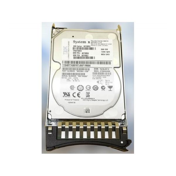 Жесткий диск для сервера IBM 500ГБ SAS 2.5" 7200 об/мин, 6 Gb/s, 90Y8955