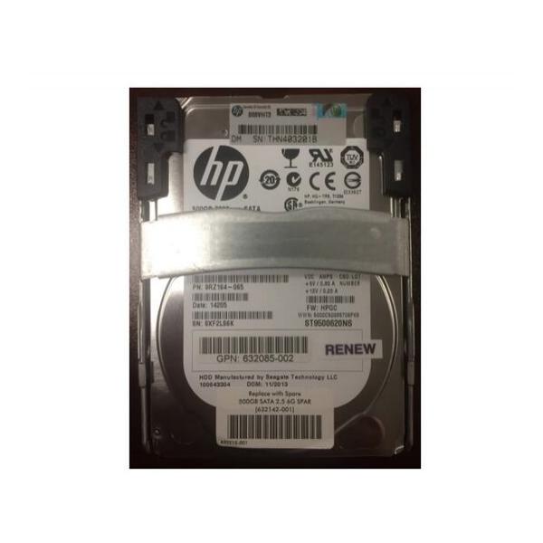 Жесткий диск для сервера Hewlett Packard Enterprise 500 ГБ SATA 2.5" 7200об/мин, 6Gb/s, 625618-004